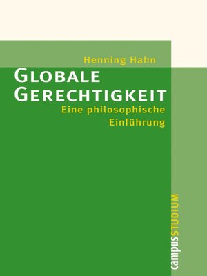 cover image of Globale Gerechtigkeit